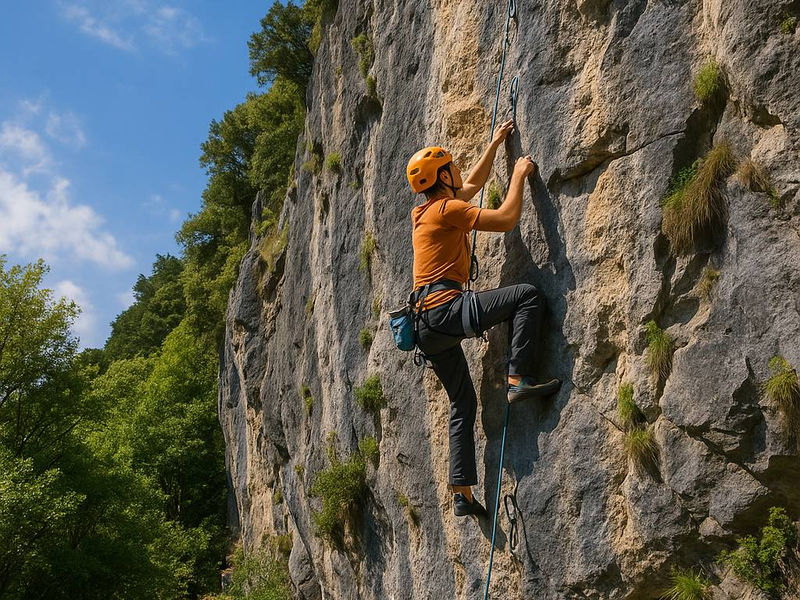 Rock Climbing in Golden Bay
